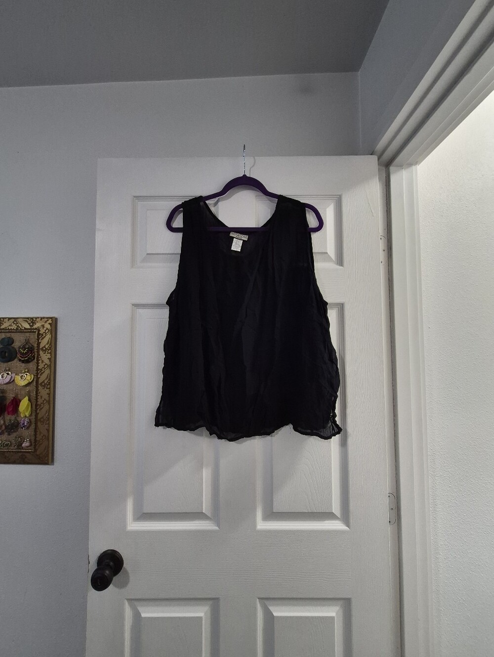 Notations Black Lightweight Sleeveless Camisole